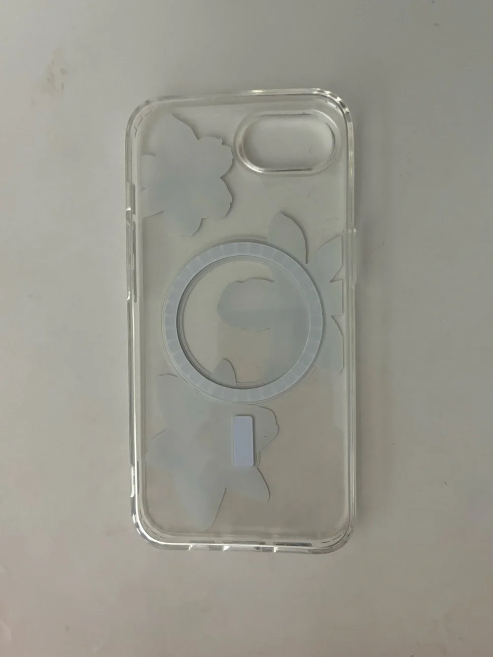 Floral Clear Phone Case - Compatible with IPhone 16e